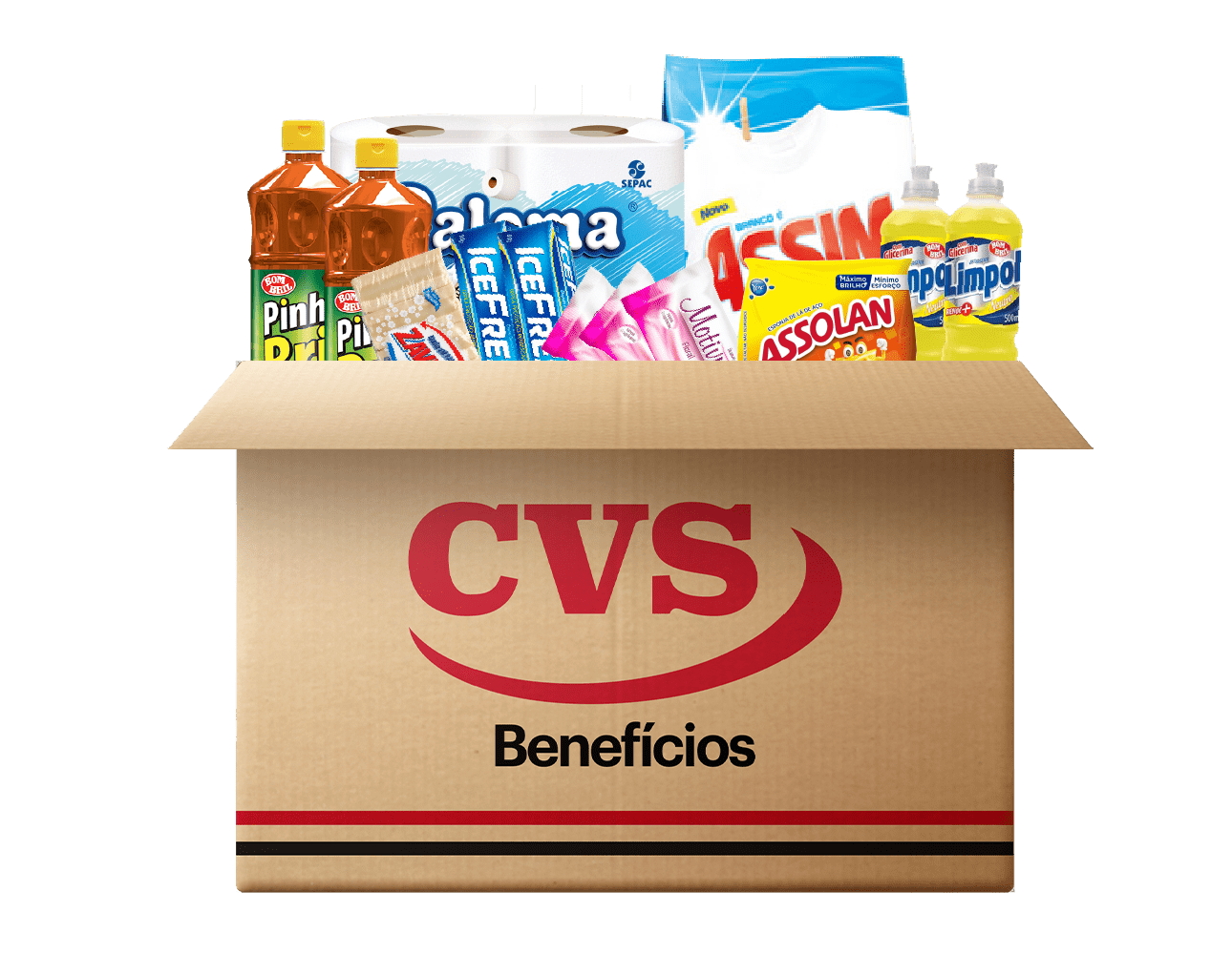 Cesta Kit Limpeza Básico